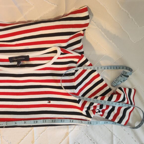 Tommy Hilfiger M white striped tee - Picture 7 of 10